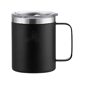 Caneca Térmica Quente Frio 350ml Com Tampa - Preto