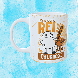 Caneca Personalizada - Meu pai o rei do churrasco