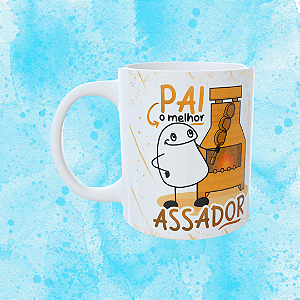 Caneca Personalizada - Pai o melhor assador