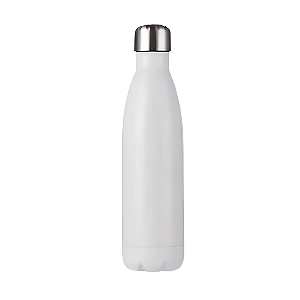 Garrafa Cola Térmica Inox 500ml Branca