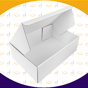 Caixa de Papelão A 9cm x L 27cm x C 18cm - Branca