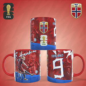 Caneca Personalizada - Noruega - Haaland