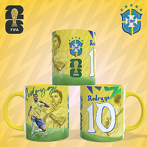 Caneca Personalizada - Brasil - Rodrygo