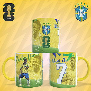 Caneca Personalizada - Brasil - Vini Jr