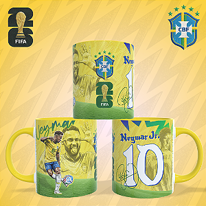 Caneca Personalizada - Brasil - Neymar Jr.