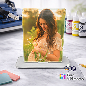 Placa Retrato Spotify - Acrílico Retroverso 15cm x 10cm - Para Sublimação