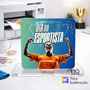 Placa Retrato Spotify - Acrílico Retroverso 10cm x 10cm - Para Sublimação