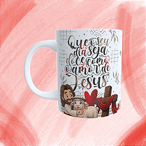 Caneca Personalizada - Que o seu dia seja doce como o amor de jesus