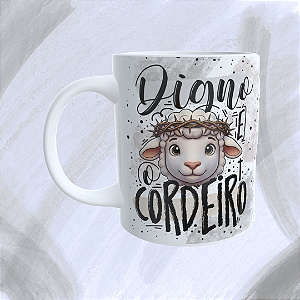 Caneca Personalizada - Digno é o cordeiro