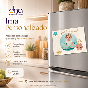 Imã Personalizado - 10x7cm - Sua Arte Aqui