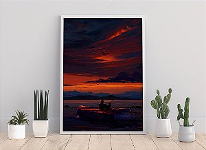 Quadro Artístico Pescador