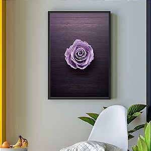 Quadro Decorativo Flor Púrpura