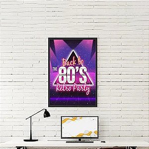 Quadro Decorativo Vintage 80s