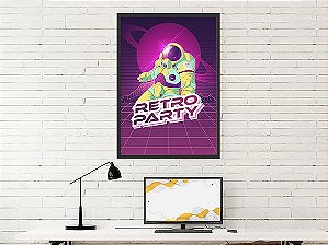 Quadro Decorativo Geek Astro Party