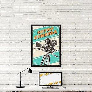 Quadro Decorativo Vintage Cine Retro