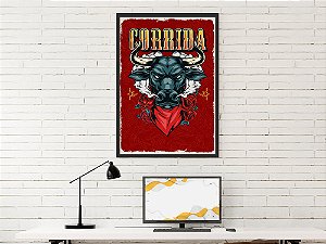 Quadro Decorativo Geek Corrida