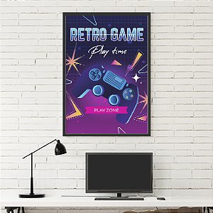 Quadro Decorativo Geek Play Zone