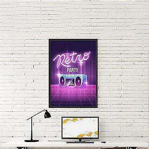 Quadro Decorativo Vintage Retro Sound