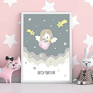 Quadro Decorativo Infantil Catch Your Star