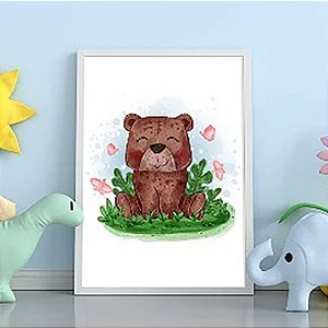 Quadro Decorativo Infantil Cute Bear