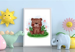 Quadro Decorativo Infantil Cute Bear