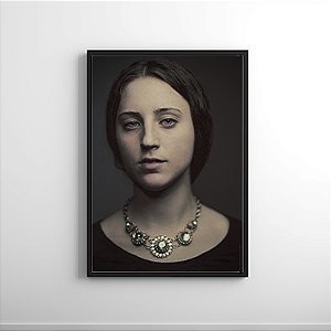 Quadro Decorativo Artístico Mulher com colar