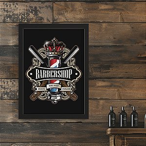 Quadro Decorativo Barbearia Barbershop