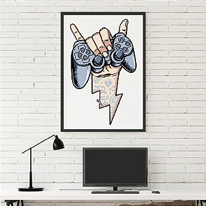 Quadro Decorativo Geek Console