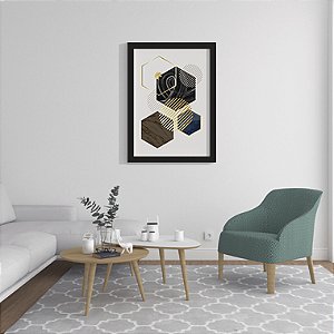 Quadro Decorativo Geométrico Formas