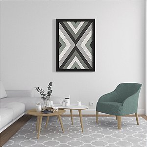 Quadro Decorativo Geométrico Triangular