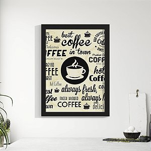 Quadro Decorativo Gourmet Coffee Diversity