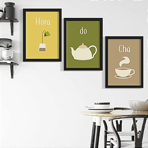 Quadro Decorativo Gourmet Trio Chá