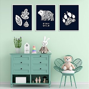 Quadro Decorativo Infantil Bears