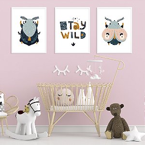 Quadro Decorativo Infantil Butterflys