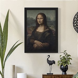Quadro Decorativo Pinturas Mona Lisa by Leonardo Da Vinci