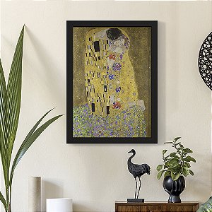 Quadro Decorativo Pinturas The Kiss by Gustav Klimt