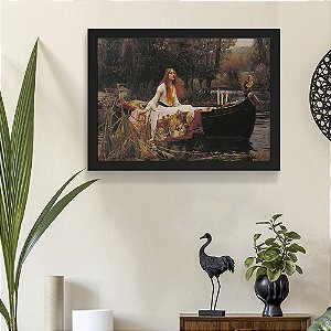 Quadro Decorativo Pinturas The Lady Of Shalott by John William Waterhouse