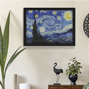 Quadro Decorativo Pinturas The Starry Night by Vincent Van Gogh