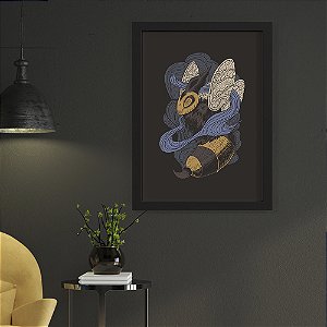Quadro Decorativo Street Art Bee