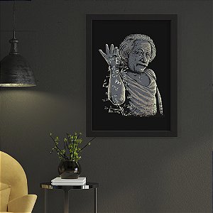 Quadro Decorativo Street Art Einstein