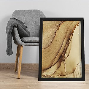 Quadro Decorativo Alcohol Ink Sand
