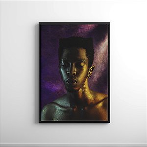 Quadro Decorativo Artístico Man Purple