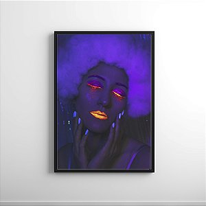 Quadro decorativo Artístico Neon Nuvem