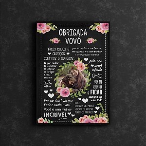 Quadro Personalizado Vovó 01