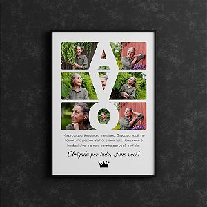 Quadro Personalizado Vovó 06