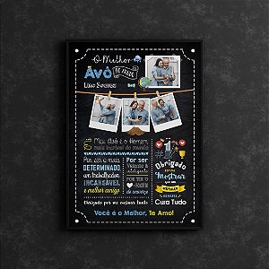 Quadro Personalizado Vovô 02