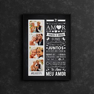 Quadro Personalizado Casal 08