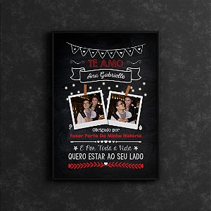 Quadro Personalizado Casal 09