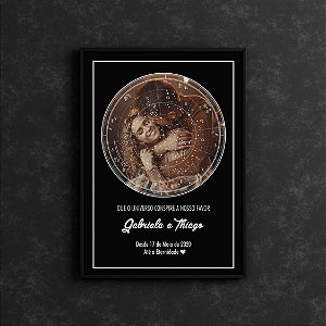 Quadro Personalizado Mapa Estelar 06