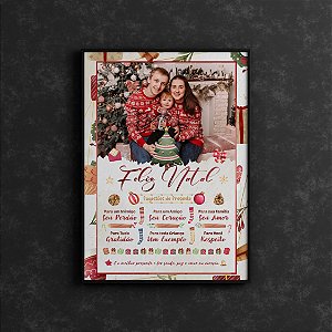 Quadro Personalizado Natal 05